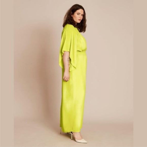 1 Honore Collection Women's Luxurious Woven Statement Jumpsuit NWT size 22 - Picture 3 of 6